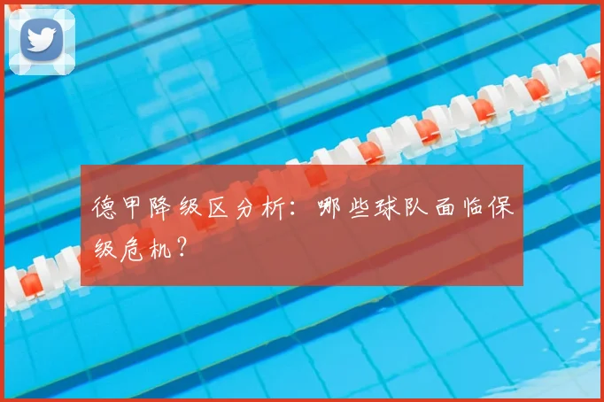 德甲降级区分析：哪些球队面临保级危机？