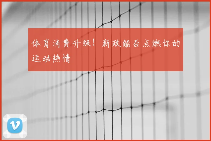 体育消费升级！新政能否点燃你的运动热情